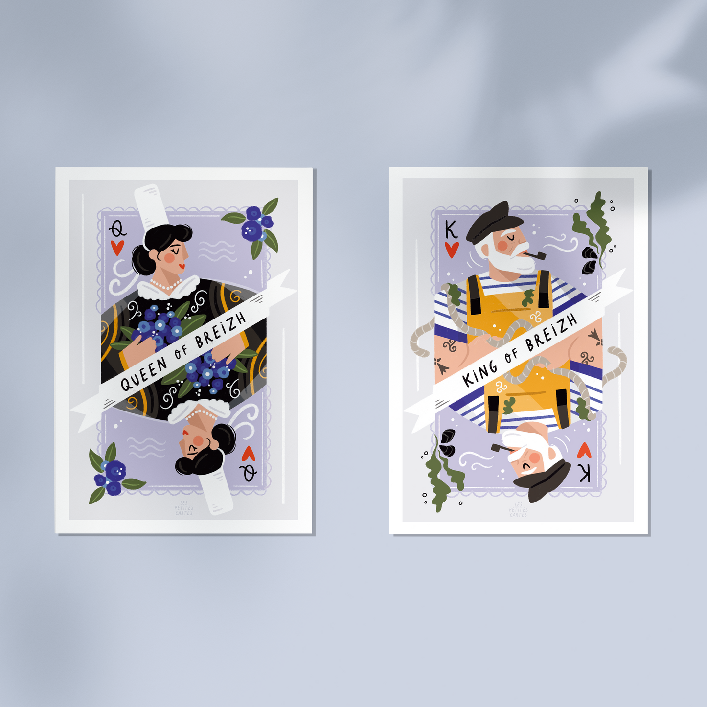 Duo - 2 Affiches King & Queen Of Breizh