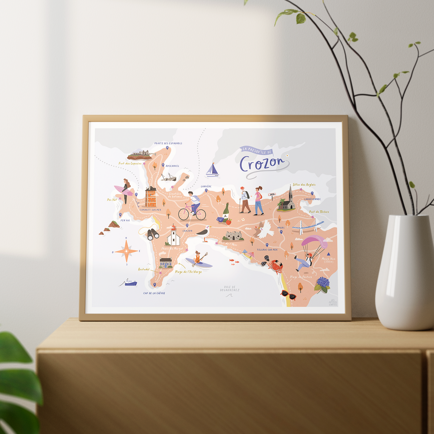 Affiche Presqu'île de Crozon