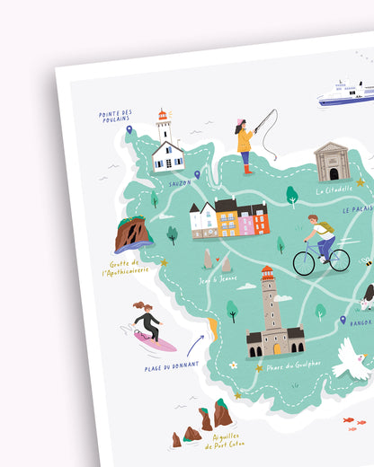 Affiche Belle-île-en-mer