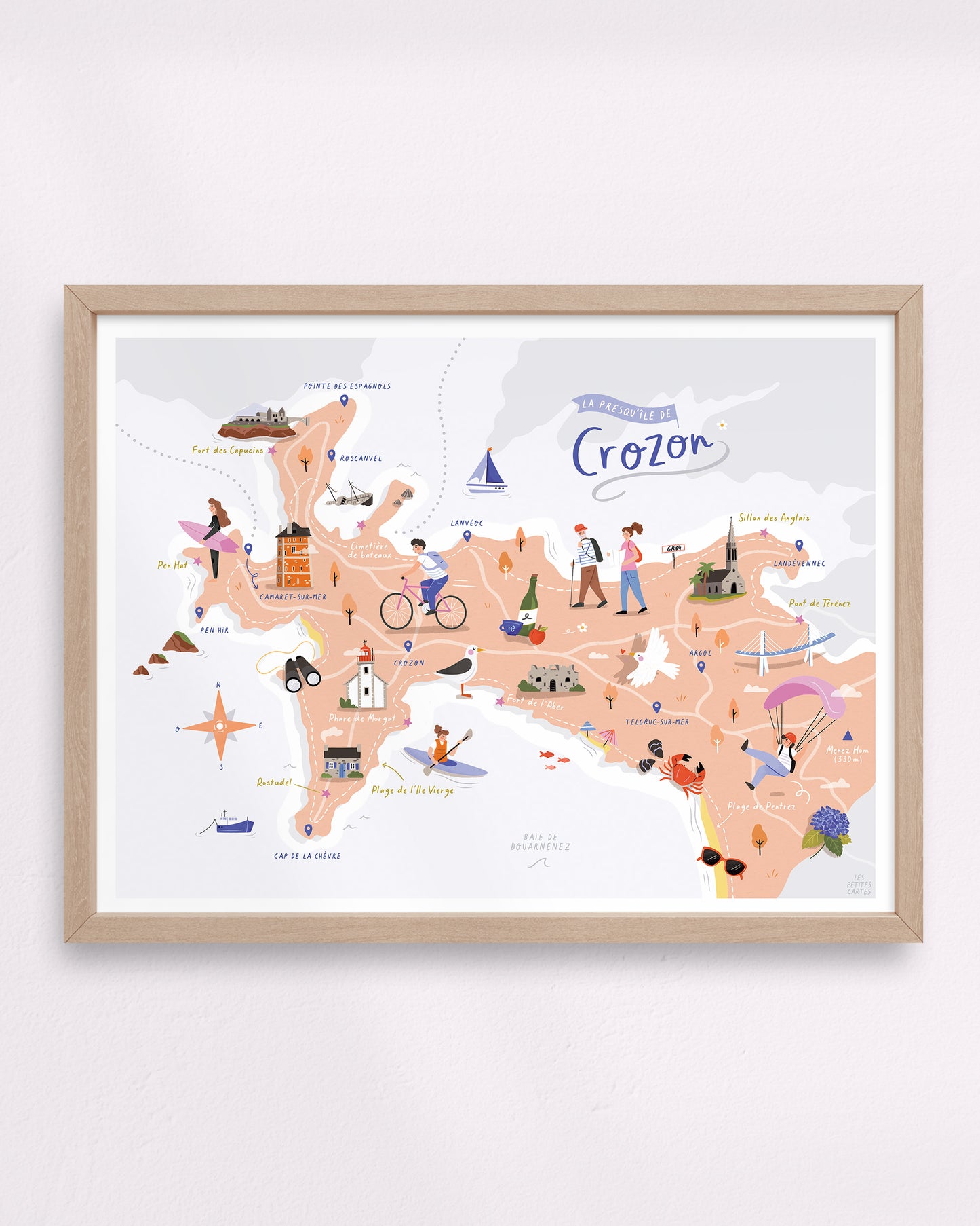 Affiche Presqu'île de Crozon