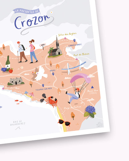 Affiche Presqu'île de Crozon