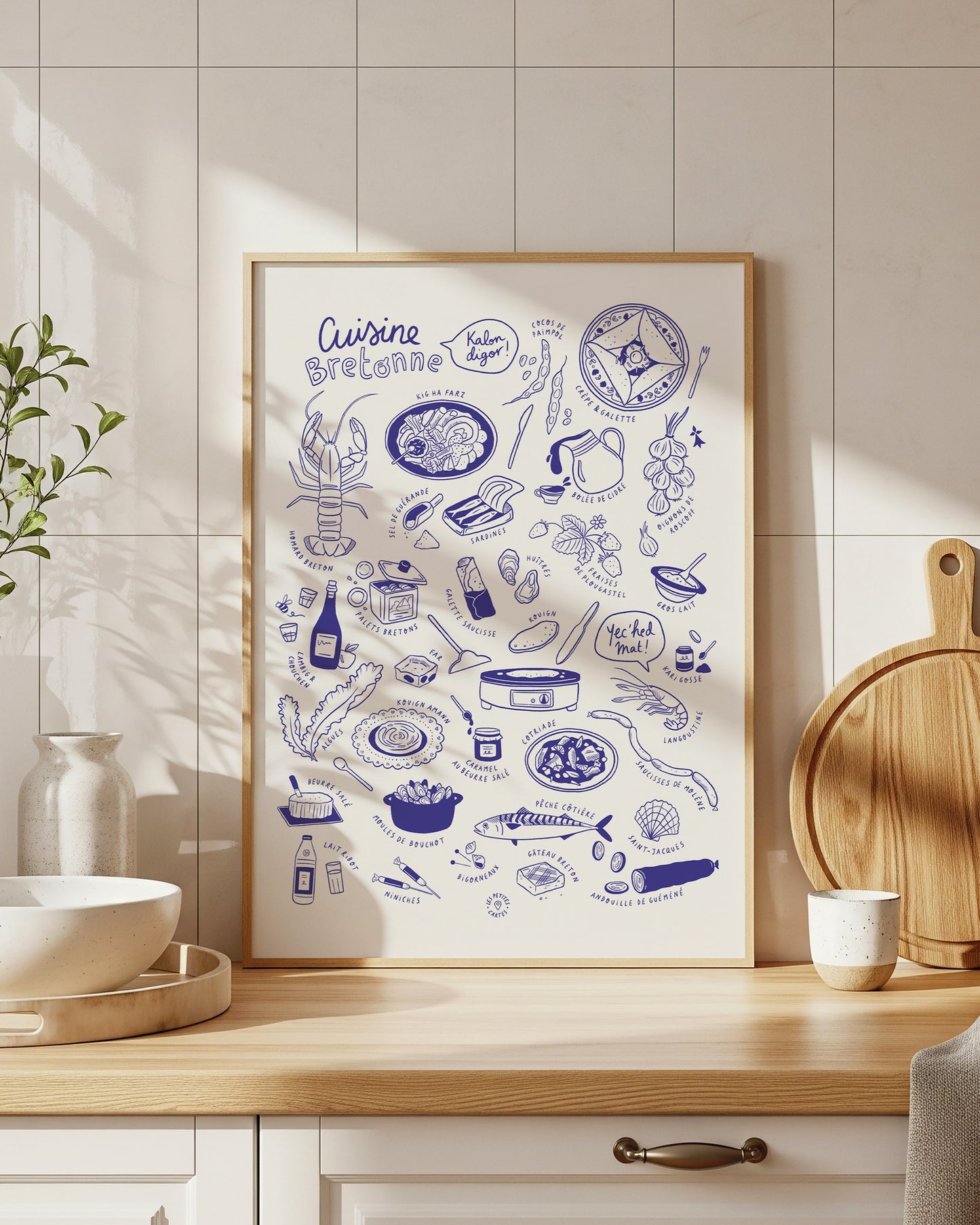 Affiche Cuisine bretonne