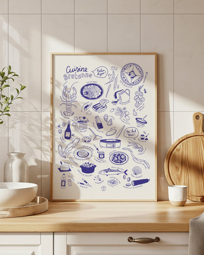 Affiche Cuisine bretonne