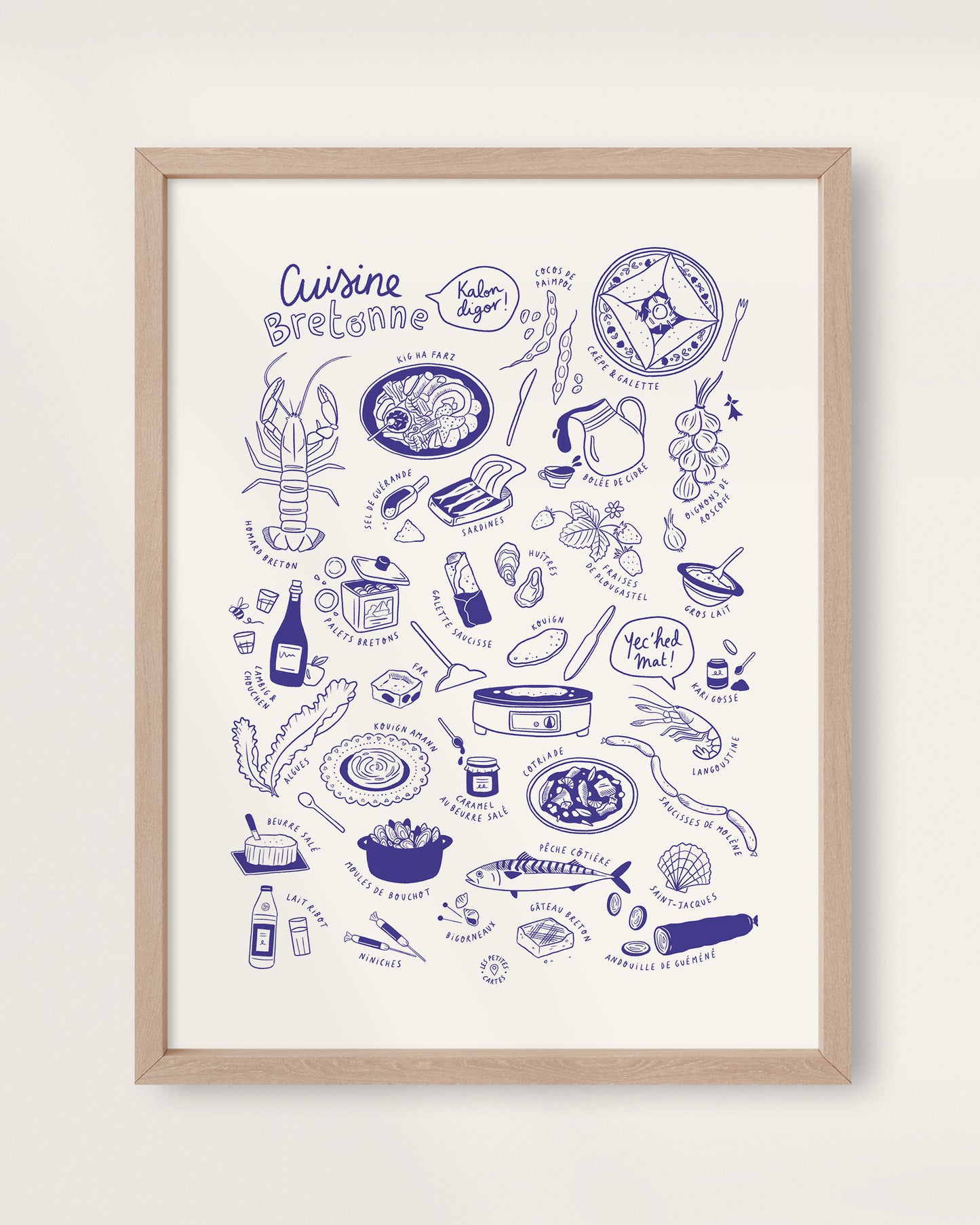 Affiche Cuisine bretonne