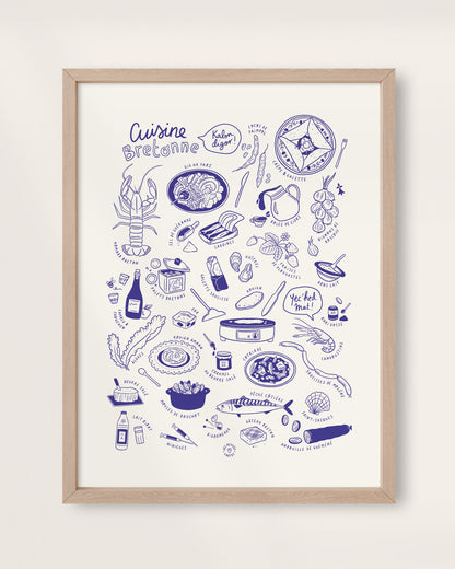 Affiche Cuisine bretonne