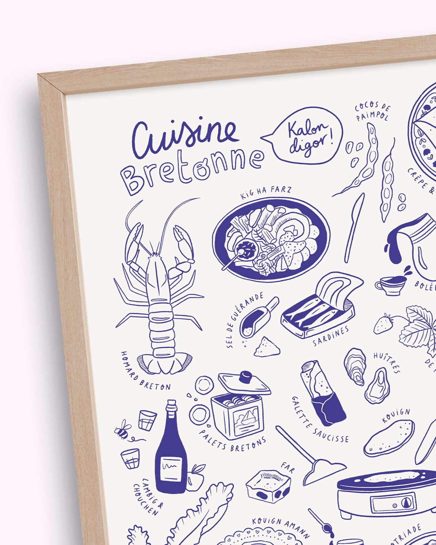 Affiche Cuisine bretonne