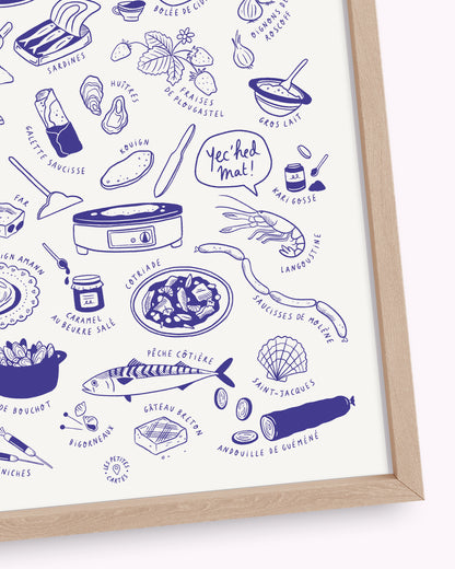 Affiche Cuisine bretonne