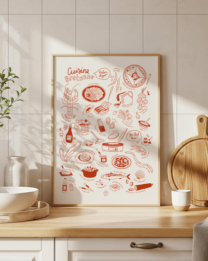 Affiche Cuisine bretonne