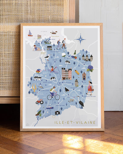 Affiche Ille-et-Vilaine
