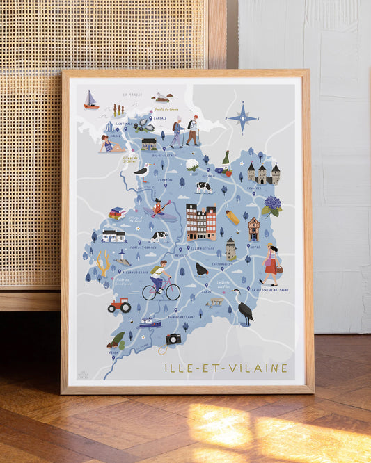 Affiche Ille-et-Vilaine