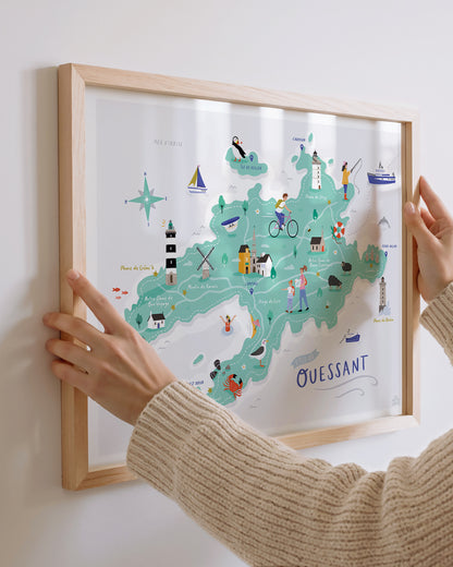 Affiche île d'Ouessant