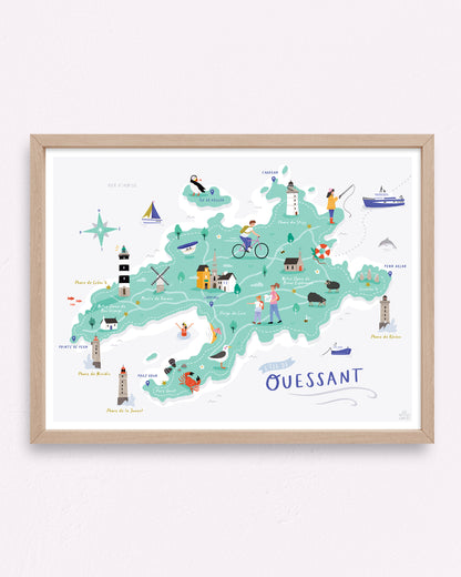 Affiche île d'Ouessant