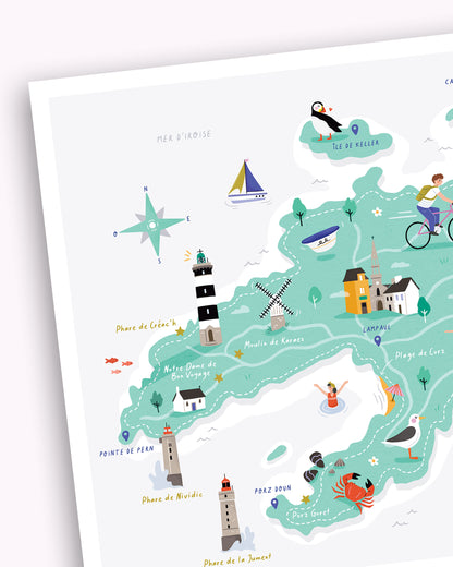 Affiche île d'Ouessant
