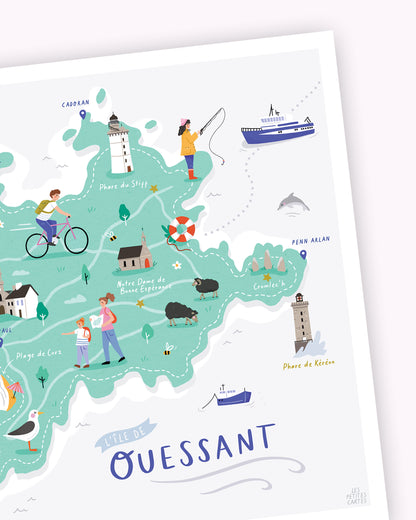 Affiche île d'Ouessant