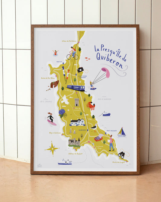 Affiche Presqu'île de Quiberon