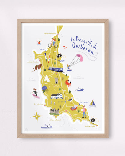 Affiche Presqu'île de Quiberon