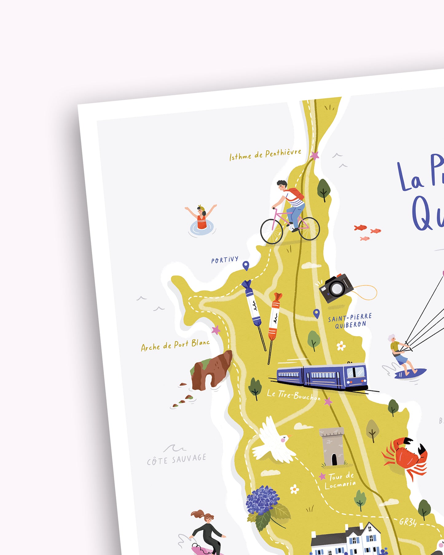 Affiche Presqu'île de Quiberon
