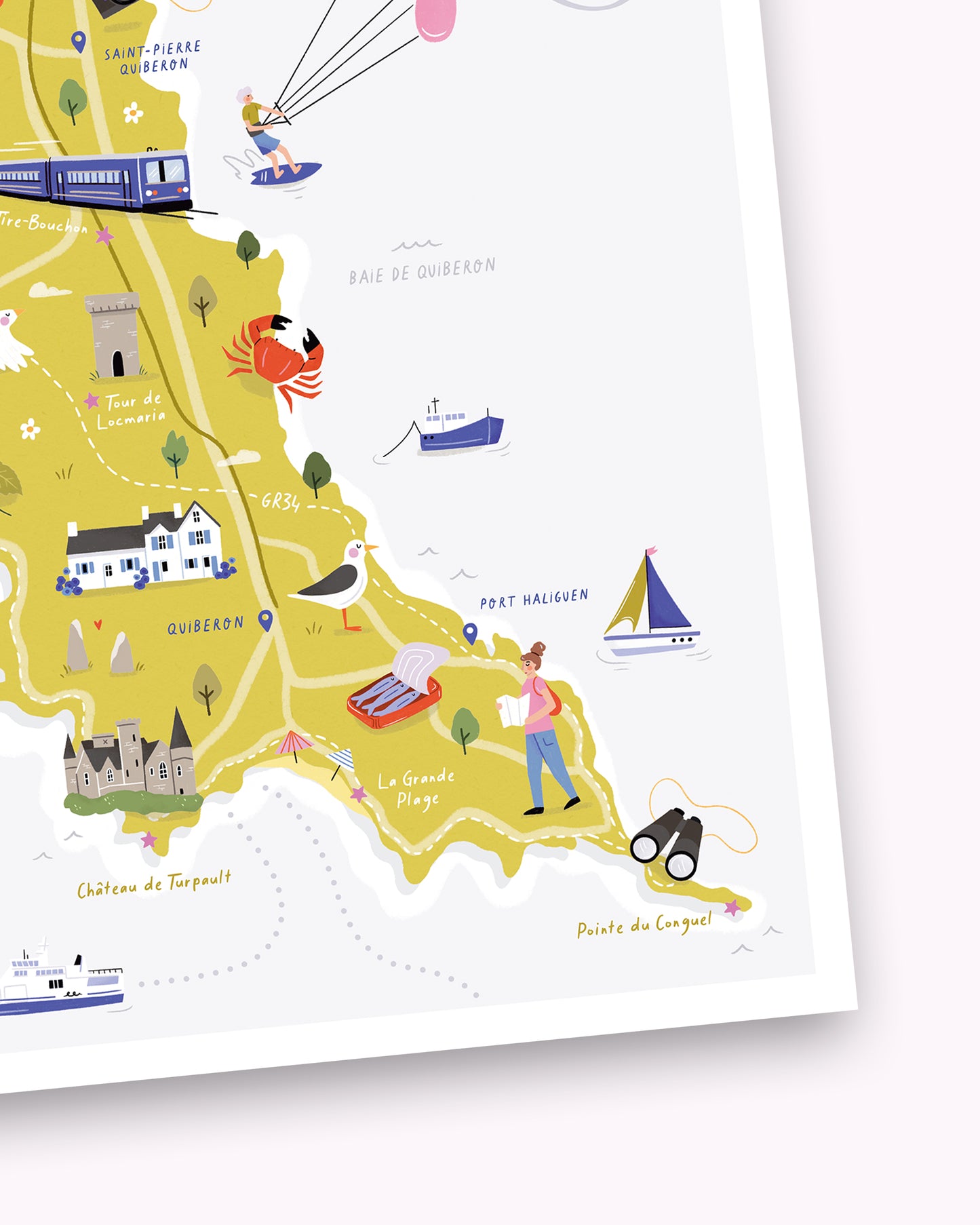 Affiche Presqu'île de Quiberon